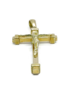 Cruz de oro de 18k de gran presencia, con un peso de 8,35 gramos. - Imagen 7