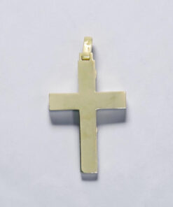 Colgante Cruz Oro 18k con Cristo Tallado 4,70 g | Joya Clásica Acabado Mate y Brillo - Imagen 5