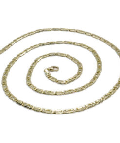 Cadena de oro amarillo mazico de 18 quilates, 3,5 mm de ancho y 60 cm de largo, con un peso de 19,30 gramos de oro de 18k. - Imagen 5