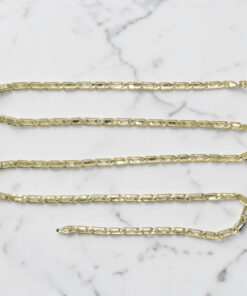 Cadena de oro amarillo mazico de 18 quilates, 3,5 mm de ancho y 60 cm de largo, con un peso de 19,30 gramos de oro de 18k. - Imagen 7