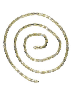 Cadena de oro amarillo macizo de 18k, 60 cm de largo y 4.00 mm de ancho, con cierre mosquetón de seguridad. Peso: 20.50 gramos de oro de 18k. - Imagen 8