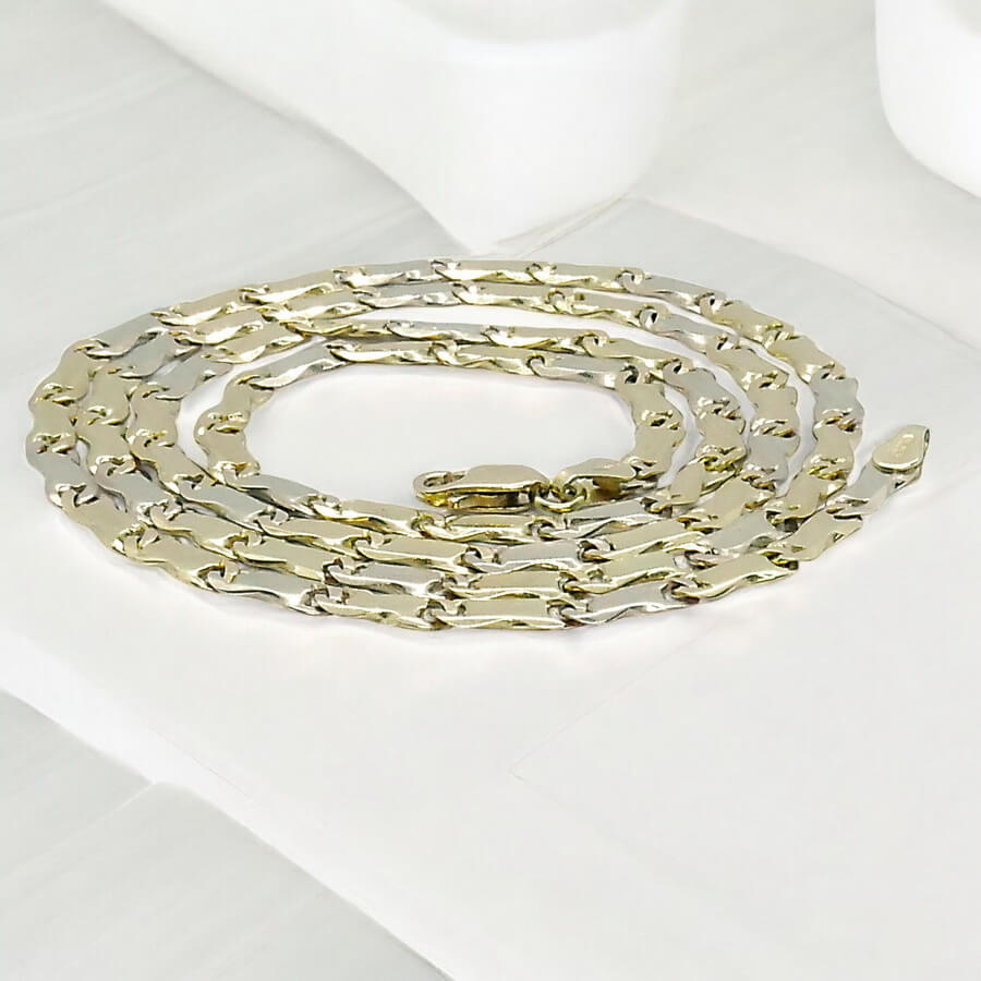 Cadena de oro amarillo macizo de 18k, 60 cm de largo y 4.00 mm de ancho, con cierre mosquetón de seguridad. Peso: 20.50 gramos de oro de 18k. - Imagen 6