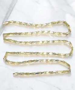 Cadena de oro amarillo macizo de 18k, 60 cm de largo y 4.00 mm de ancho, con cierre mosquetón de seguridad. Peso: 20.50 gramos de oro de 18k. - Imagen 5