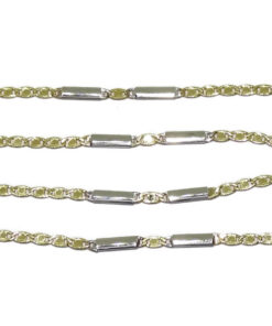 Cadena Oro 18k Bicolor Valentino 50 cm Mujer – Elegante y Fina - Imagen 9