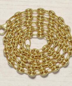Cadena Calabrotes Oro 18k Hombre 70 cm – Cadena Larga Elegante y Fuerte – 14,55 gr – Never Say Never