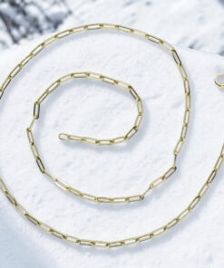 Cadena Oro 18k Hombre 60cm – Modelo Forzada 3mm – Elegante, Ligera y Resistente – Cierre Mosquetón – 5.70gr - Imagen 7