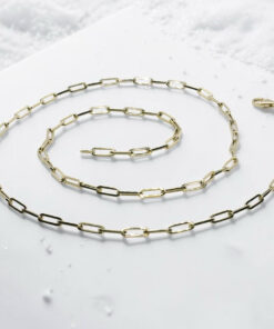Cadena Oro 18k Hombre 60cm – Modelo Forzada 3mm – Elegante, Ligera y Resistente – Cierre Mosquetón – 5.70gr - Imagen 6