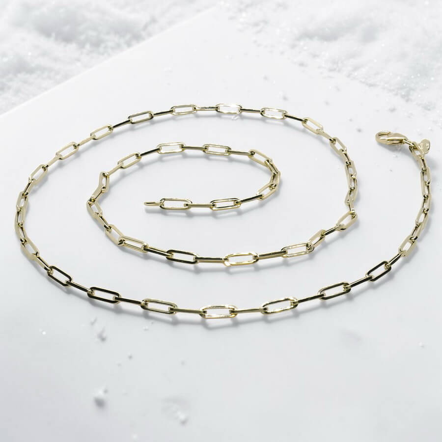 Cadena Oro 18k Hombre 60cm – Modelo Forzada 3mm – Elegante, Ligera y Resistente – Cierre Mosquetón – 5.70gr - Imagen 6