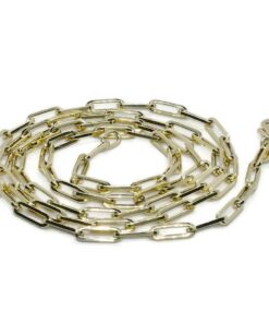 Cadena Oro 18k Hombre 60cm – Modelo Forzada 3mm – Elegante, Ligera y Resistente – Cierre Mosquetón – 5.70gr - Imagen 4