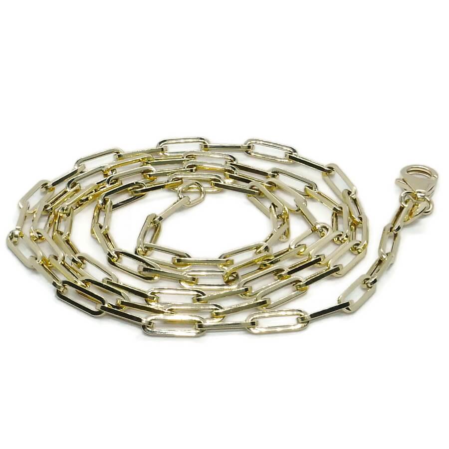 Cadena Oro 18k Hombre 60cm – Modelo Forzada 3mm – Elegante, Ligera y Resistente – Cierre Mosquetón – 5.70gr - Imagen 4