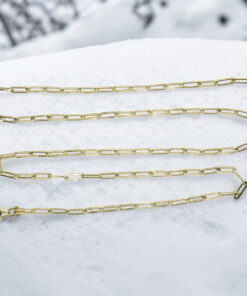 Cadena Oro 18k Hombre 60cm – Modelo Forzada 3mm – Elegante, Ligera y Resistente – Cierre Mosquetón – 5.70gr - Imagen 10