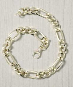 Pulsera 3x1 Oro 18k Hombre y Mujer 20 cm 6,5 mm Elegante y Ligera