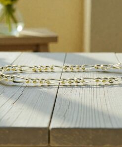 Pulsera 3x1 Oro 18k Hombre y Mujer 20 cm 6,5 mm Elegante y Ligera - Imagen 5