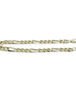 Pulsera 3x1 Oro 18k Hombre y Mujer 20 cm 6,5 mm Elegante y Ligera - Imagen 6