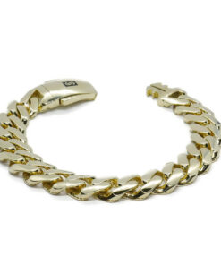 Pulsera Barbada XXL Oro 18K Hombre | 23,90 Gramos de Elegancia - Imagen 8