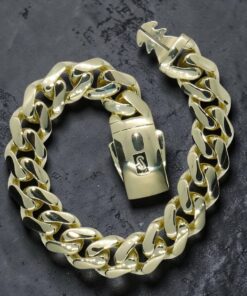 Pulsera Barbada XXL Oro 18K Hombre | 23,90 Gramos de Elegancia - Imagen 10