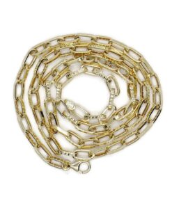Cadena Oro Amarillo 18 Quilates para Hombre | 60 cm | Eslabones Grandes Rectangulares | 6,70 g - Imagen 7