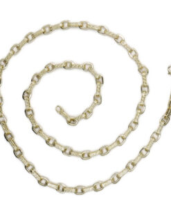 Cadena Oro Amarillo 18k – 8,80 Gramos – 60 cm – Diseño Italiano con Greca y Cierre Mosquetón Buscar en esta página - Imagen 7