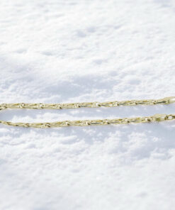 Pulsera de Oro macizo Amarillo 18k Ojo de Tigre 4mm 19cm Hombre Mujer Joya Elegante 6.70g - Imagen 10