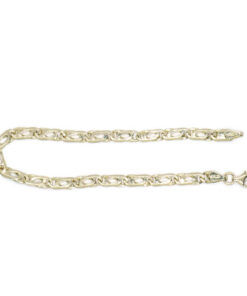 Pulsera de Oro macizo Amarillo 18k Ojo de Tigre 4mm 19cm Hombre Mujer Joya Elegante 6.70g - Imagen 9