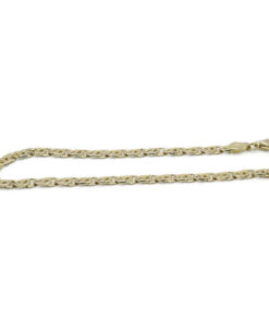 Pulsera de oro macizo de 18k ojo de perdiz 5 mm de ancha, 21,50 cm de larga. 8,70 gr pesnada para hombre. Cierre mosquetón - Imagen 10