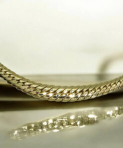 Collar Oro Amarillo 18K Mujer Espiga Plana 45 cm | Gargantilla de Oro con Eslabones en Disminución | Cierre Mosquetón | 12,15 g | Joya Elegante - Imagen 8