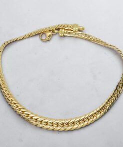 Pulsera Espalda de Asno en Disminución de Oro Amarillo 18K para Mujer – 20 cm – 6 mm – 4,90 g - Imagen 7