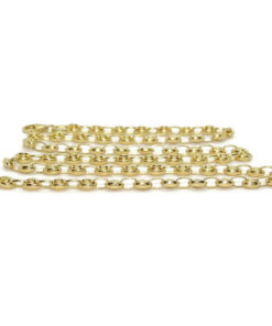 Cadena de Calabrotes de Oro Amarillo 18K para Mujer – 45 cm – 5 x 4 mm – 9,60 g - Imagen 8