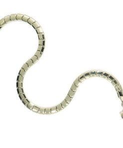 Pulsera Articulada de Eslabones Olas de Oro Amarillo 18K Unisex – 19 cm – 7,55 g – Cierre Mosquetón - Imagen 8