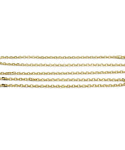 Never Say Never Cadena oro 18k maciza 60 cm 11.40 g eslabón forzado clásico hombre - Imagen 7