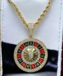Collar de Oro Amarillo 18K con Ruleta de Circonitas y Cordón Salomónico 60 cm – 21,50 g - Imagen 11