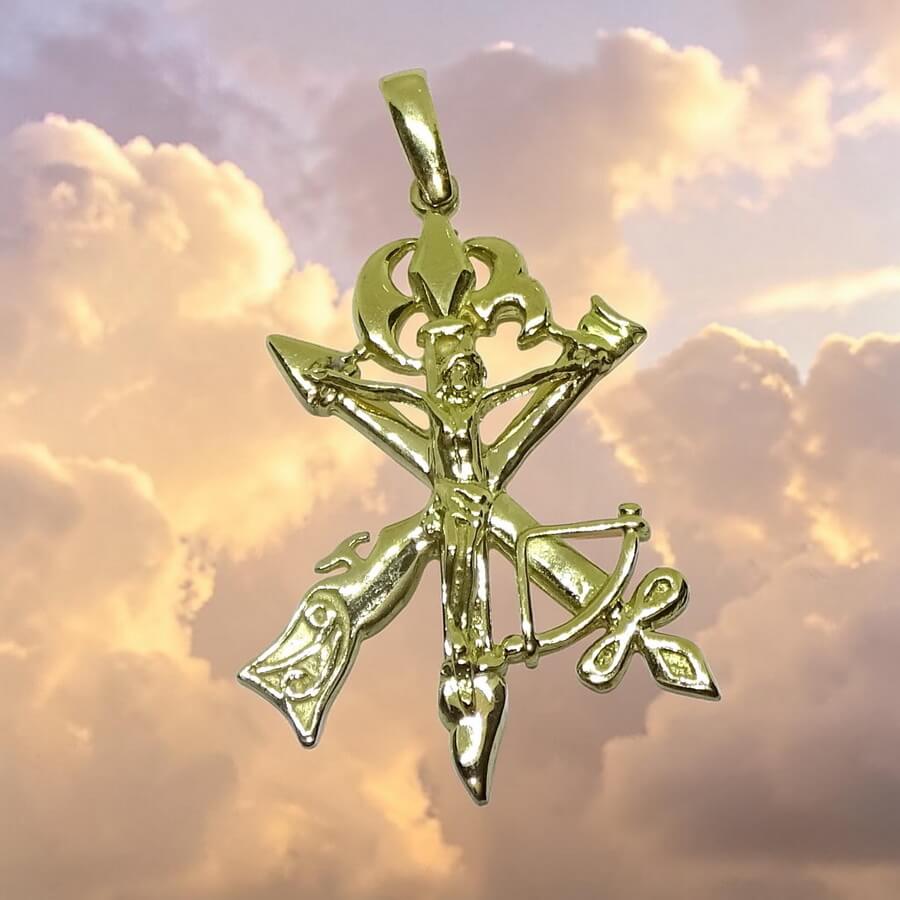 Cruz de La Legión de Oro Amarillo de 18k - Imagen 6