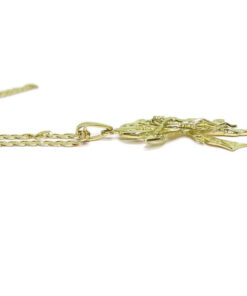 Cruz de La Legión Oro 18K con Cadena Barbada | 60 cm | 12,30 g | Cruz 3,8 cm | Oro Amarillo 18 Quilates | Colgante Militar con Cierre Mosquetón - Imagen 9